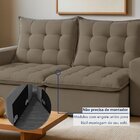 Sofá Retrátil E Reclinável 2 Lugares 196cm Veneza Bege