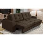 Sofá Retrátil E Reclinável 2 Lugares 2,50m Com Molas Giovana