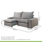 Sofá Retrátil E Reclinável 2 Lugares 200cm Molas Ensacadas Ur