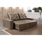 Sofá Retrátil E Reclinável 2 Lugares 210cm Ágata Capuccino