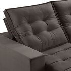 Sofá Retrátil E Reclinável 2 Lugares 210cm Pés Em Madeira Mac