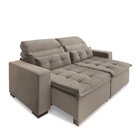 Sofá Retrátil E Reclinável 2 Lugares 220cm Essence Marrom