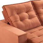 Sofá Retrátil E Reclinável 2 Lugares 250cm Pés Em Madeira Mac