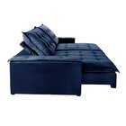 Sofá Retrátil E Reclinável 2 Lugares Azul