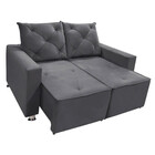 Sofá Retrátil E Reclinável 2 Lugares Bariloche 1,50cm C/molas