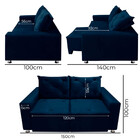 Sofá Retrátil E Reclinável 2 Lugares Bariloche 1,50cm C/molas