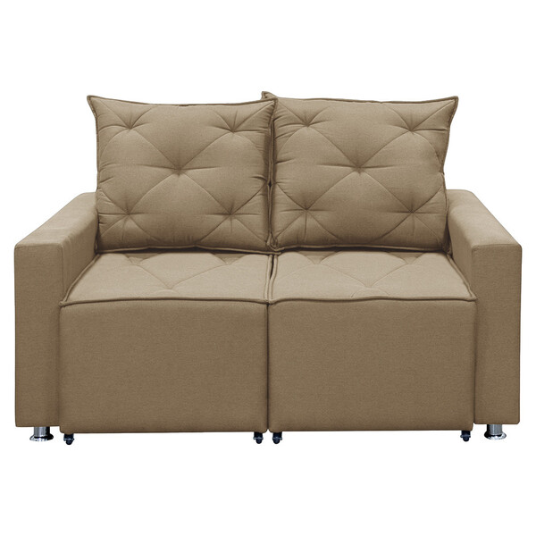 Sofá Retrátil E Reclinável 2 Lugares Bariloche 1.50cm C/ Mola