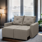 Sofá Retrátil E Reclinável 2 Lugares Bariloche 1.60cm C/ Mola