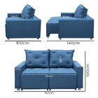 Sofá Retrátil E Reclinável 2 Lugares Bariloche 1.60cm C/ Mola