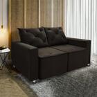 Sófa Retrátil E Reclinável 2 Lugares Bariloche Marrom Café