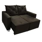 Sófa Retrátil E Reclinável 2 Lugares Bariloche Marrom Café