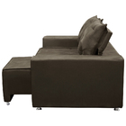 Sófa Retrátil E Reclinável 2 Lugares Bariloche Suede Marrom C