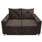 Sófa Retrátil E Reclinável 2 Lugares Bariloche Suede Marrom C