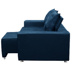 Sófa Retrátil E Reclinável 2 Lugares Bariloche Veludo Azul -