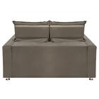 Sófa Retrátil E Reclinável 2 Lugares Bariloche Veludo Creme