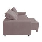 Sófa Retrátil E Reclinável 2 Lugares Bariloche Veludo Lilas