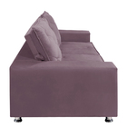 Sofá Retrátil E Reclinável 2 Lugares Bariloche Veludo Lilas -
