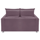 Sofá Retrátil E Reclinável 2 Lugares Bariloche Veludo Lilas -