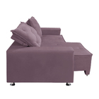 Sofá Retrátil E Reclinável 2 Lugares Bariloche Veludo Lilas -