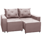 Sófa Retrátil E Reclinável 2 Lugares Bariloche Veludo - Shop