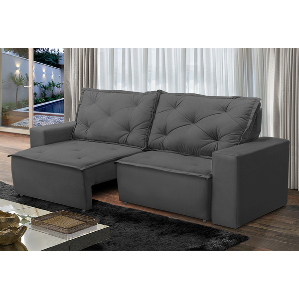 Sofá Retrátil E Reclinável 2 Lugares Com Molas 1,50m Ana Sued