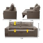 Sofá Retrátil E Reclinável 2 Lugares Com Molas 1,50m Lisboa S