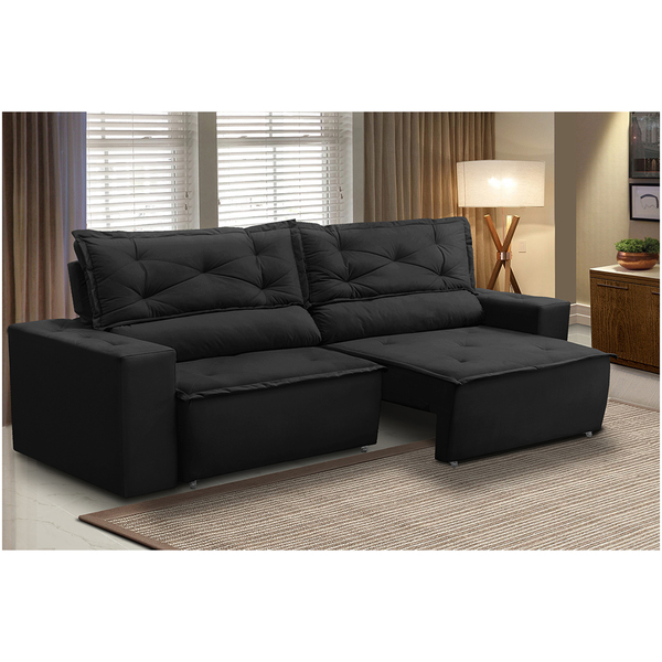 Sofá Retrátil E Reclinável 2 Lugares Com Molas 1,50m Livia Su