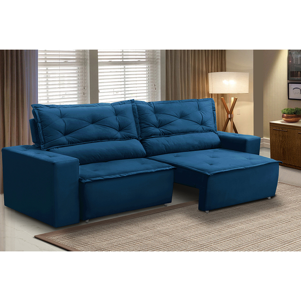 Sofá Retrátil E Reclinável 2 Lugares Com Molas 1,50m Livia Su