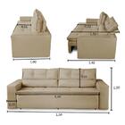 Sofá Retrátil E Reclinável 2 Lugares Com Molas 1,50m Veneza S