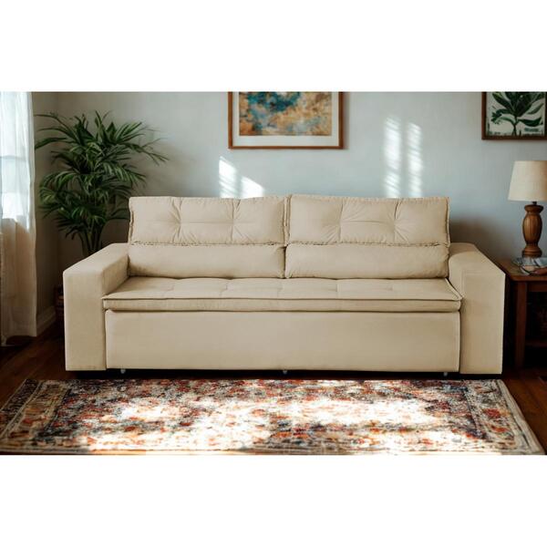 Sofá Retrátil E Reclinável 2 Lugares Com Molas 1,50m Veneza S