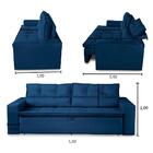 Sofá Retrátil E Reclinável 2 Lugares Com Molas 1,50m Veneza S