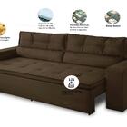 Sofá Retrátil E Reclinável 2 Lugares Com Molas 1,50m Veronica