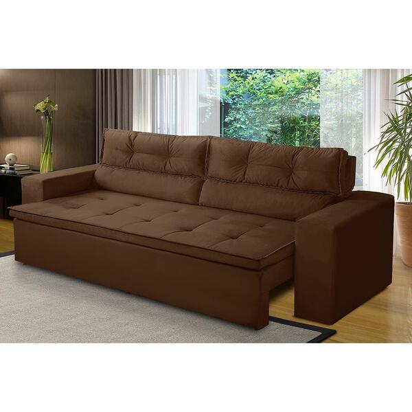 Sofá Retrátil E Reclinável 2 Lugares Com Molas 1,50m Veronica