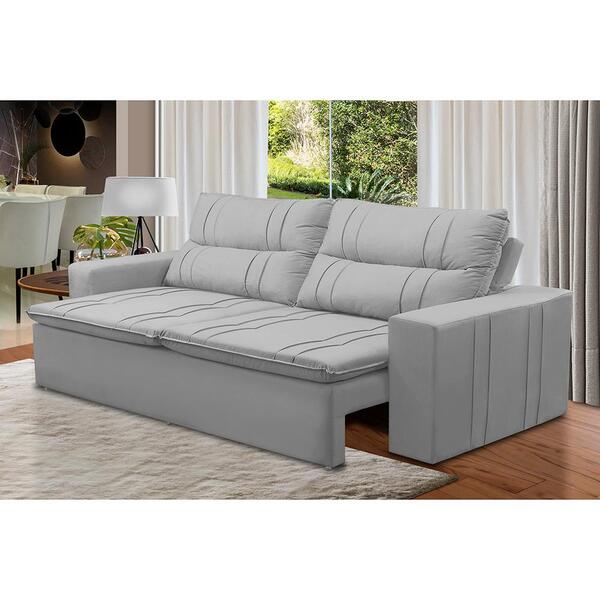 Sofá Retrátil E Reclinável 2 Lugares Com Molas 2,00m Eloa Sue