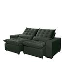Sofa Retrátil E Reclinável 2 Lugares Esmeralda Inca Verde 2.30