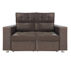 Sófa Retrátil E Reclinável 2 Lugares Londres 1.60 Suede - Vs