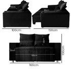 Sófa Retrátil E Reclinável 2 Lugares Madri 1,60cm C/molas Vel