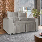 Sófa Retrátil E Reclinável 2 Lugares Madri 1,60cm C/molas Vel