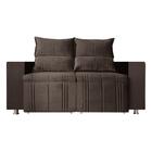 Sófa Retrátil E Reclinável 2 Lugares Madri Café