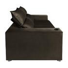 Sófa Retrátil E Reclinável 2 Lugares Madri Marrom Castor