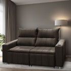 Sofá Retrátil E Reclinável 2 Lugares Madri Suede 1,60m - Star