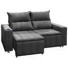 Sofá Retrátil E Reclinável 2 Lugares Madri Suede 1,60m - Star