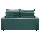 Sófa Retrátil E Reclinável 2 Lugares Madri Veludo Ciano - Sho