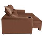 Sófa Retrátil E Reclinável 2 Lugares Madri Veludo Terracota