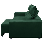 Sófa Retrátil E Reclinável 2 Lugares Madri Veludo Verde - Vs