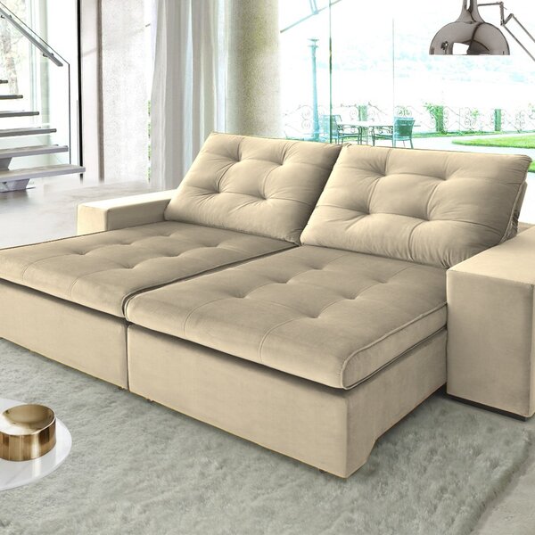 Sofá Retrátil E Reclinável 2 Lugares Mahal Espresso Móveis Be