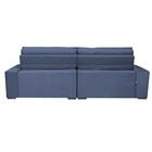 Sofá Retrátil E Reclinável 3,12m Com Molas Cama Inbox Estilo