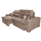 Sofá Retrátil E Reclinável 3,12m Com Molas Cama Inbox Estilo