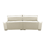 Sofá Retrátil E Reclinável 3,12m Com Molas Ensacadas Cama Inb