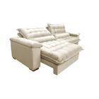 Sofá Retrátil E Reclinável 3,12m Com Molas Ensacadas Cama Inb